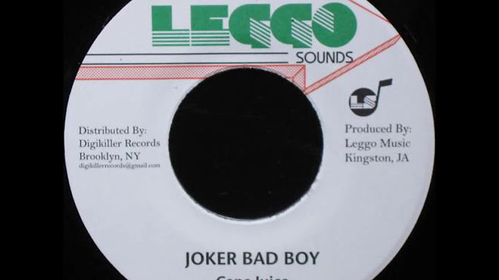 Cane Juice ‎- Joker Bad Boy + Dub - 7" Leggo Sounds RE 1986 - "WANNABES" 80'S DANCEHALL