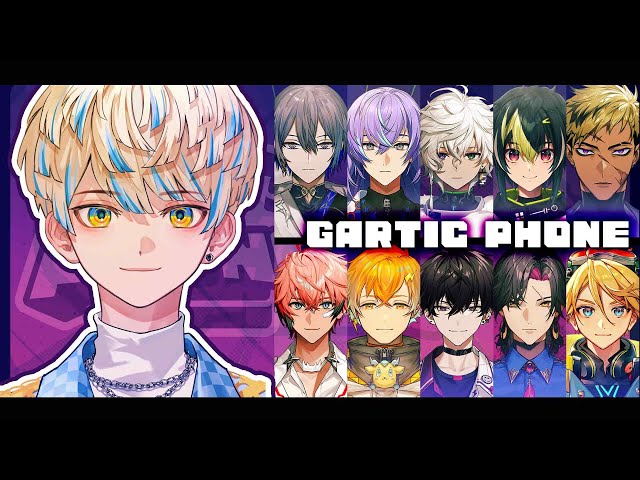 【Gartic Phone】ヒーロー達の新春伝言ゲーム大会！【にじさんじ/緋八マナ with HEROES】のサムネイル