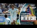 Argentina scores Football perfection In Athens | The Olympics On The Record