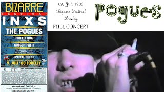 The Pogues - Loreley, Germany,  Bizarre Festival 09. July 1988 Live - Full Concert