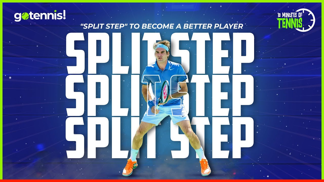 🎾10 Minutes of Tennis: "Split Step" to Become a BETTER PLAYER and How ...