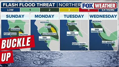 Atmospheric River Raises Flash Flood Concerns Across California, Threatens Holiday Travel