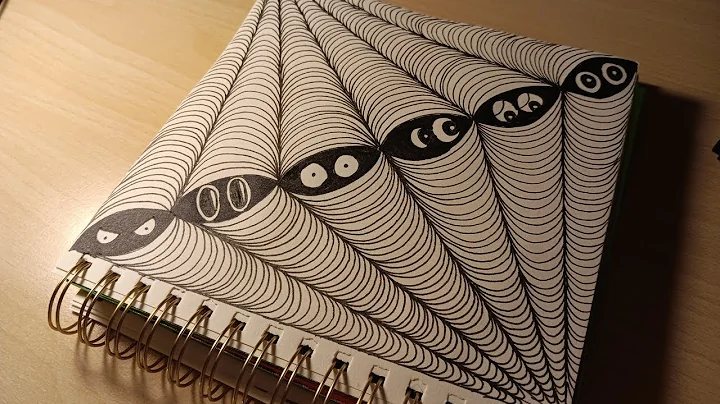 Halloween Inspired Zentangle Doodle | Relaxing Spooky Line Art for Mindfulness