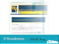 Outbox E-Newsletter examples using MailChimp 2014 - What a throwback!