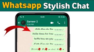 Whatsapp style text l Whatsapp par stylish fonts me chat kaise kare screenshot 4