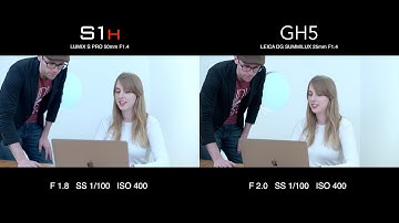 Panasonic S1H vs GH5 / 4K Image Quality Test / Corporate Video Setting