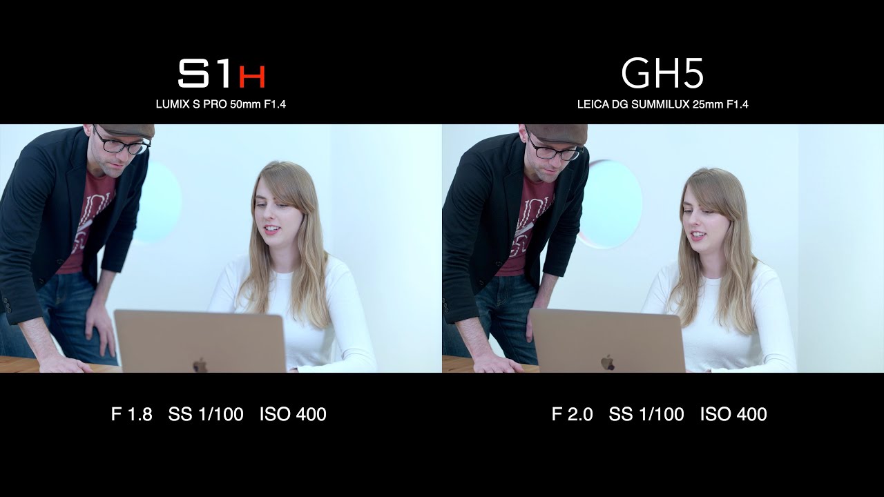 Panasonic S1H vs GH5 / 4K Image Quality Test / Corporate Video Setting