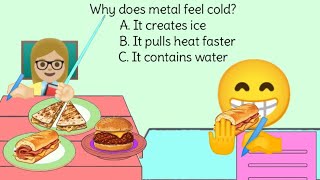 Only Smart Answers Win Food | Emoji School 