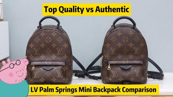 How To Spot Real Vs Fake Louis Vuitton Palm Springs Mini – LegitGrails