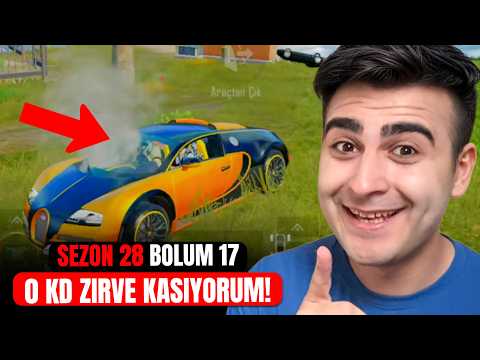 RAKİBİN ARABASINA BİNDİM! 0 KD EFSANE KASIYORUM! SEZON 28 BÖLÜM 17 - PUBG Mobile Zirve Savaşı