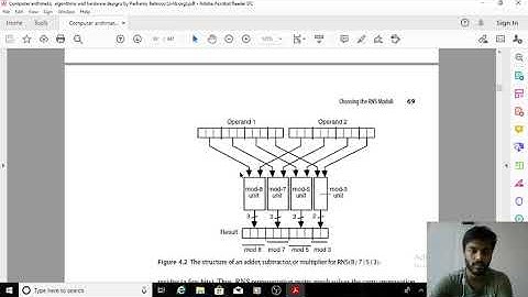 Residue Number System Part 2 | Computer arithmetic algorithms and hardware design by Behrooz |