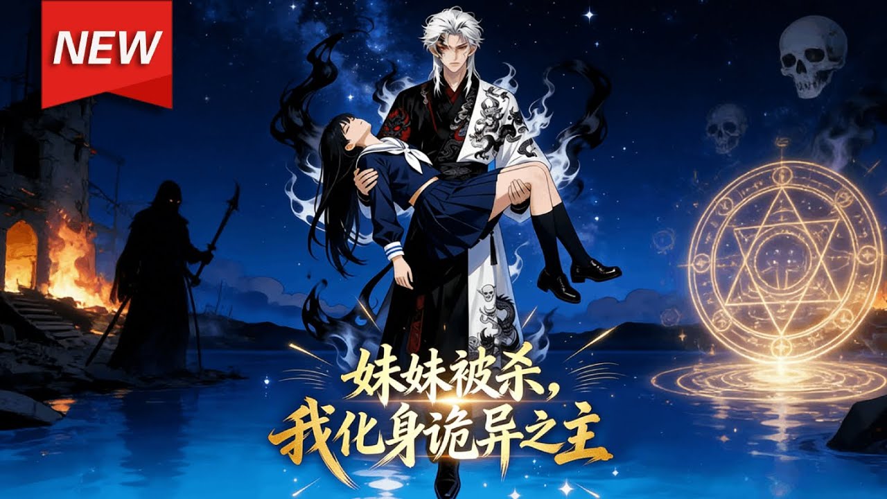 MULTISUB📢新番上线《妹妹被杀，我化身诡异之主》第1~60集丨诡异复苏，逃生中，妹妹却被人推入险境惨死。极致的绝望中，叶轩绑定了“十殿阎罗”系统，于亡校中重建地府，获得无敌实力！