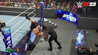 Wwe 2K23 Brock Lesnar Vs Omos Full Match