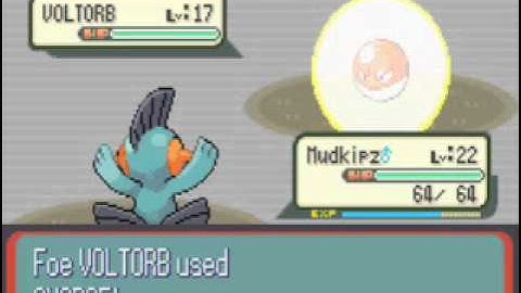 Pokemon Ruby Walkthrough Part 11- Mudkipz 1, Electricity 0