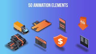 Future Technology | Isometric Concept | After Effects project | Videohive template