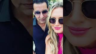 Wasim Akram Enjoying Maldives Trip with Wife Shaniera Akram and Daughter