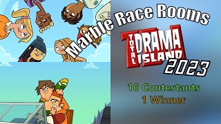 Total Drama Island 2023 | Marble Race Rooms | 16 Contestants