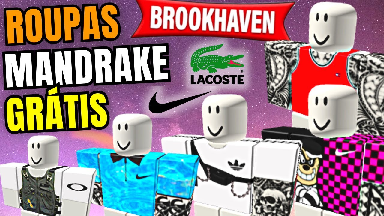 Pegue GRÁTIS Roupas MANDRAKE Secretas no Brookhaven - Roblox 