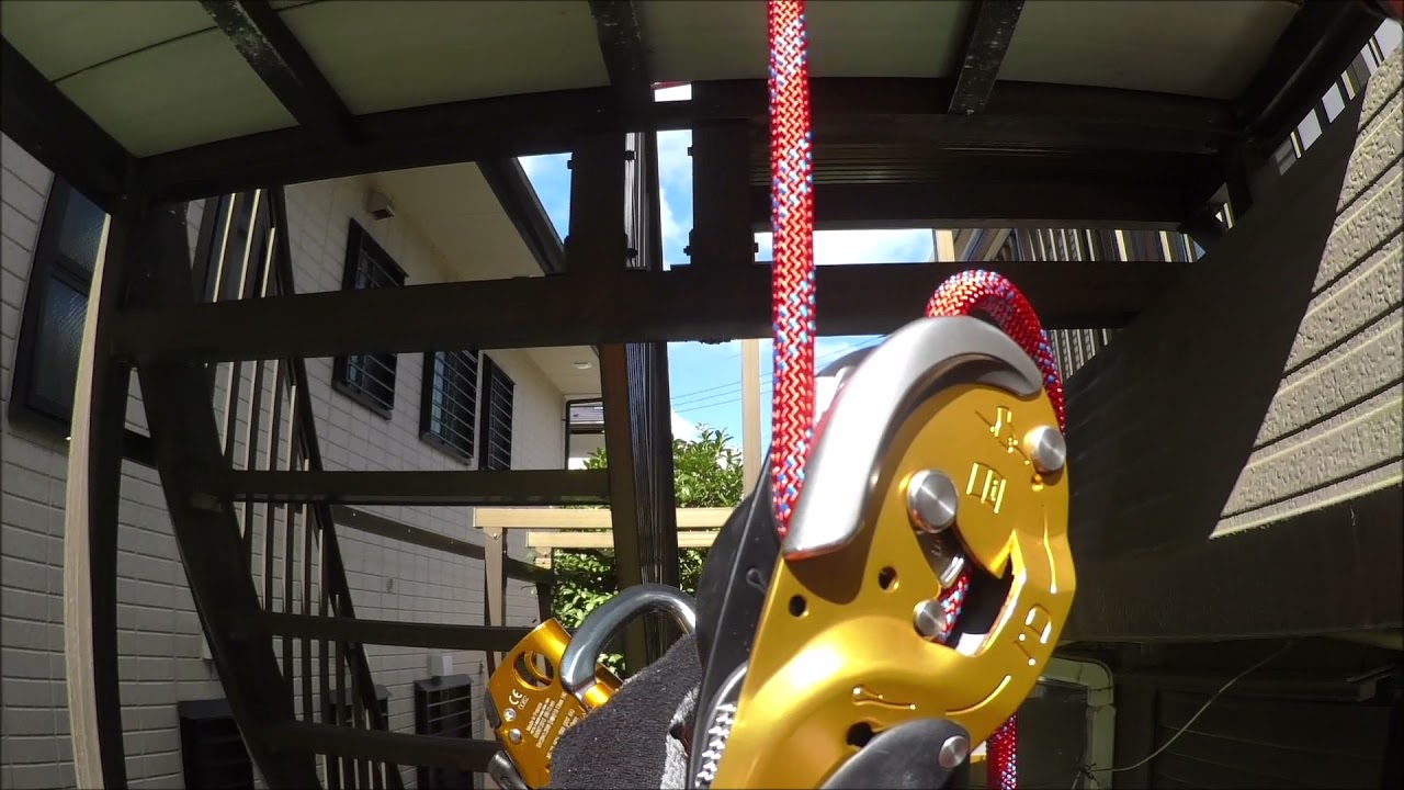 自宅でSRT(Single-rope technique)の練習。 - YouTube