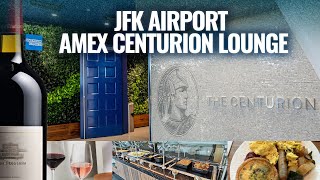JFK Airport Amex Centurion Lounge | The BEST Lounge with a Secret Speakeasy! | Terminal 4