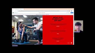 LDCW PROJECT " LET FITNESS " IN  FIGMA AND WIX