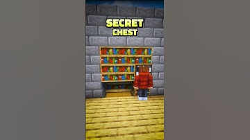Secret Chest in Minecraft 🧱🗝️ | Hidden Storage Trick You Need!