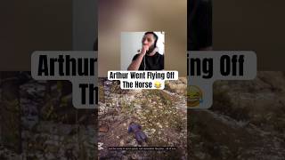 Arthur Went Flying Off The Horse 😂 #reddeadredemption2 #rockstargames #streamer #letsplay
