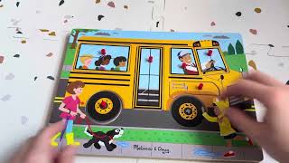 Melissa & Doug Wheels on the Bus Sound Puzzle | Play screenshot 3