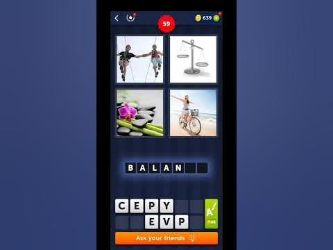 4 Pics 1 Word | Level - 59 | Answer #4pics1word #4pics1wordanswers