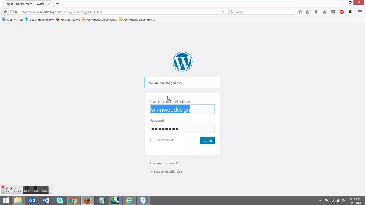 How to Reset your WordPress Admin Password (2018) - YouTube