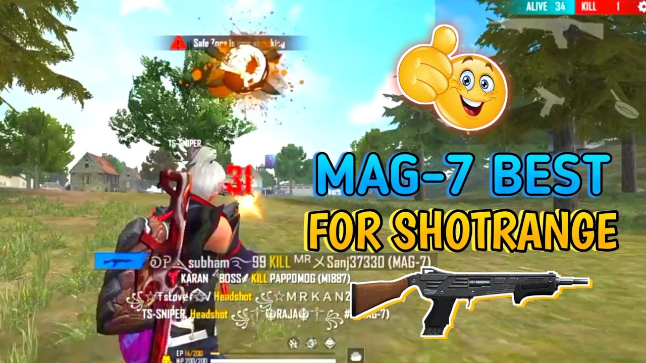 Best SHOTRANGE gun MAG-7 Highlights .