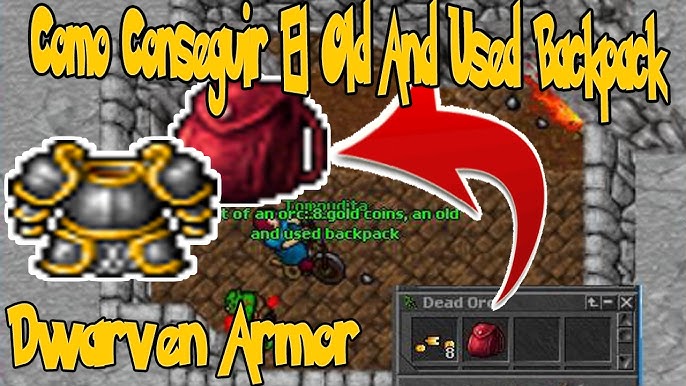 TIBIA] - WATERFALL QUEST (COMPLETA)  PIRATE HAT + PIRATE BACKPACK + DWARVEN  RING 