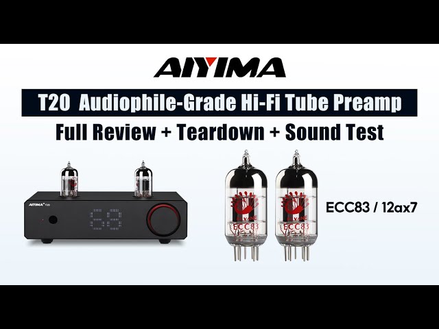 A shocking 20,000 yen!] The AIYIMA T20 vacuum tube preamp is
