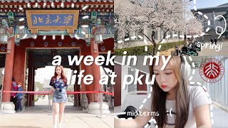 Week in the Life of a PKU Exchange Student | Peking University | midterms, clubs expo, field trip
