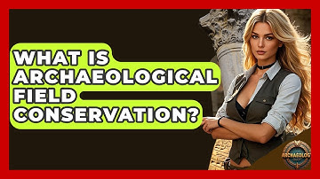 What Is Archaeological Field Conservation? - Archaeology Quest