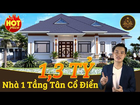 Video HotTrend 2021 Mẫu nhà 1 tầng tân cổ điển đẹp ở nông... - youtube