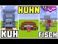 🔴5 EINFACHE FARMEN für ESSEN! MINECRFAT BEDROCK 1.21 (TUTORIAL)