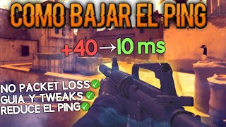 ✅ TRUCOS PARA BAJAR EL PING SIN PROGRAMAS quita el packet loss/lag/no delay (cualquier juegos)