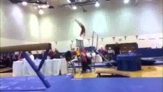 Uneven Bars Full Twisting Pak Salto Gymnastics Video
