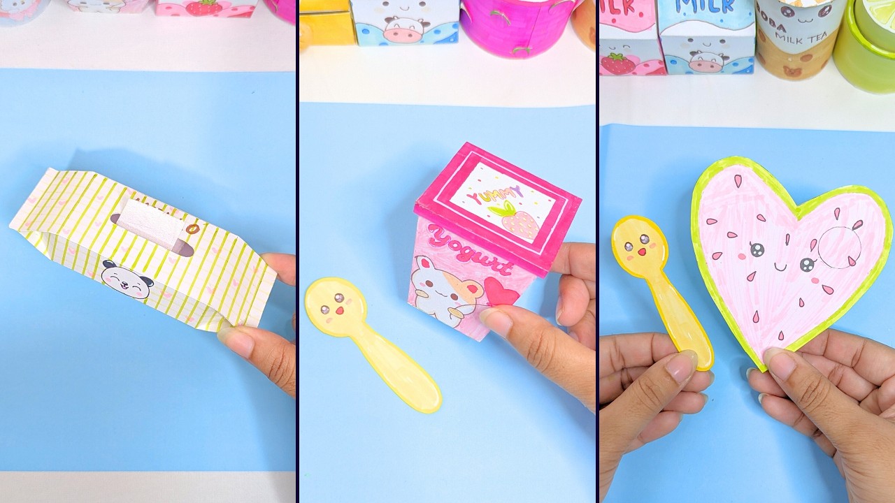 ASMR Cute DIY Crafts | How To Make | School Projects | Creative Crafts ...