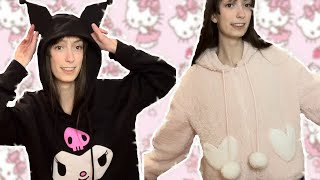 Hot Topic Hoodie Haul | Kawaii Unboxing | Kuromi Hoodie + Fuzzy Bunny Hoodie | Riivv3r