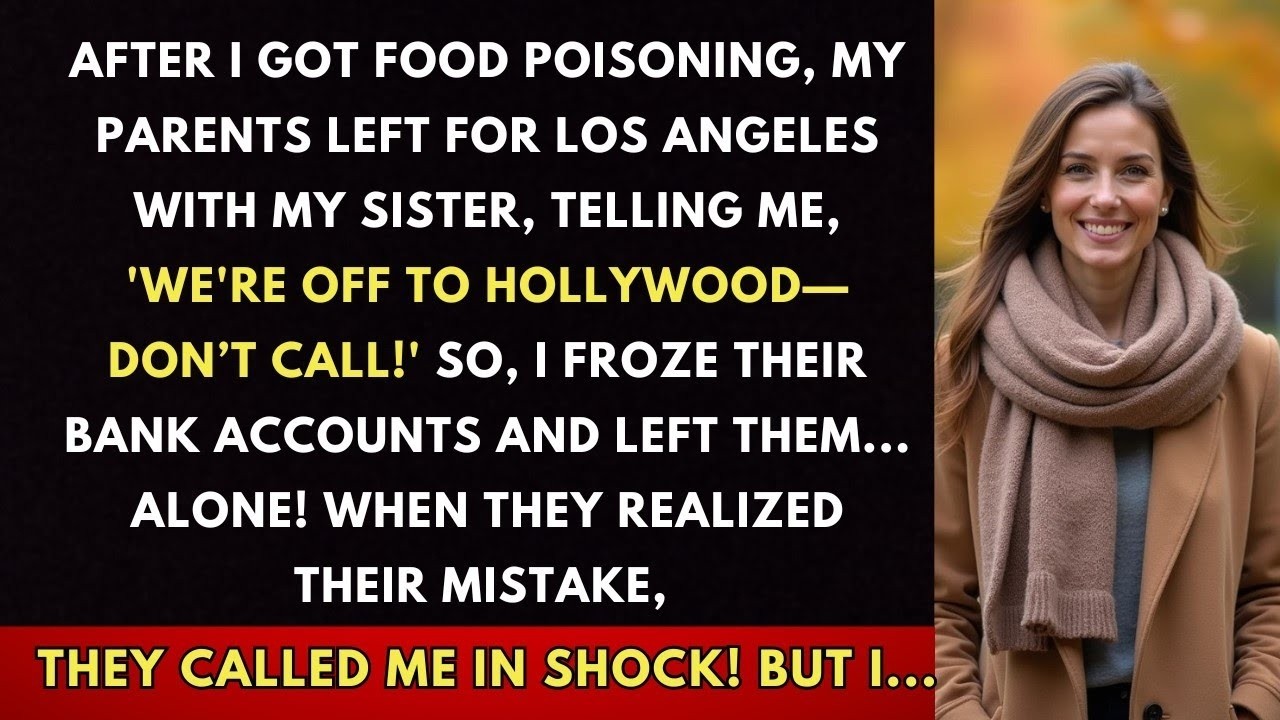 Parents Left for LA With My Sister While I Had Food Poisoning—'We're Off to Hollywood, Don’t Call!
