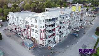 Island Harbor Club Condos, Gananoque, Ontario Canada built with Fox Blocks