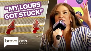 Brynn Whitfield Accidentally Breaks The Escalator Bravocon 2023 Bravo