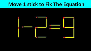 Improve IQ - Fix The Equation - To improve concentration - Brilliant Matchstick Puzzles