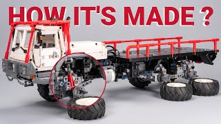 How I designed the Foremost Delta 6x6 in LEGO Technic