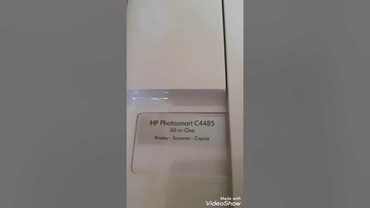 How to fix "Incompatibile print cartridge" HP C4485 - YouTube