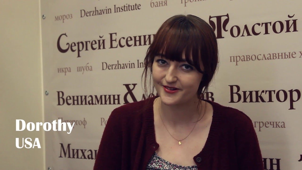 Learn Russian in Derzhavin Institute - feedback from Dorothy (USA) russian language test