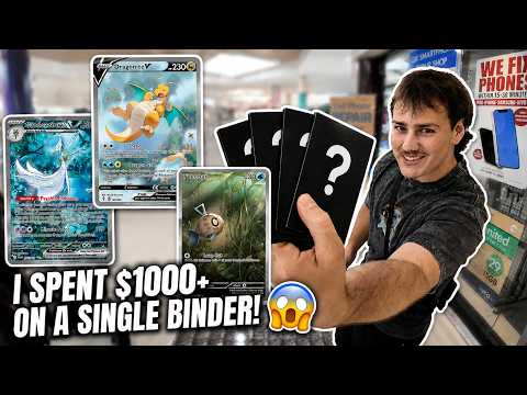 I Spent $1,000+ on a Single Pokémon Binder... Was It Worth It? Small Pokémon Vendor POV