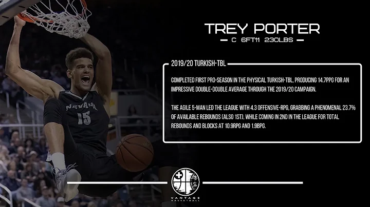 2020 FREE AGENT - Trey Porter - C 6'11 230lbs - Un...